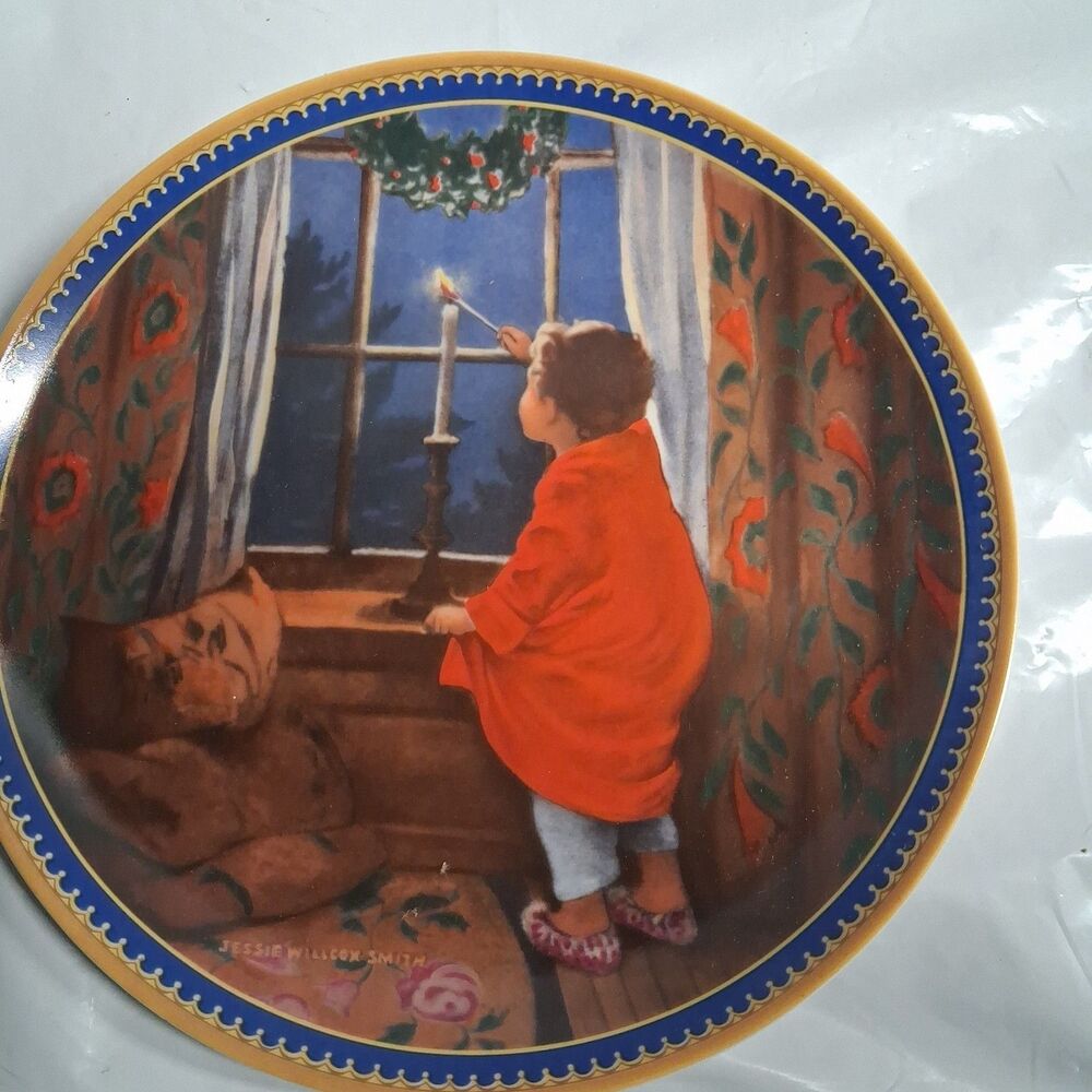 Limited Edition Knowles Christmas Childhood Memories Plate Jessie Wilcox Smith